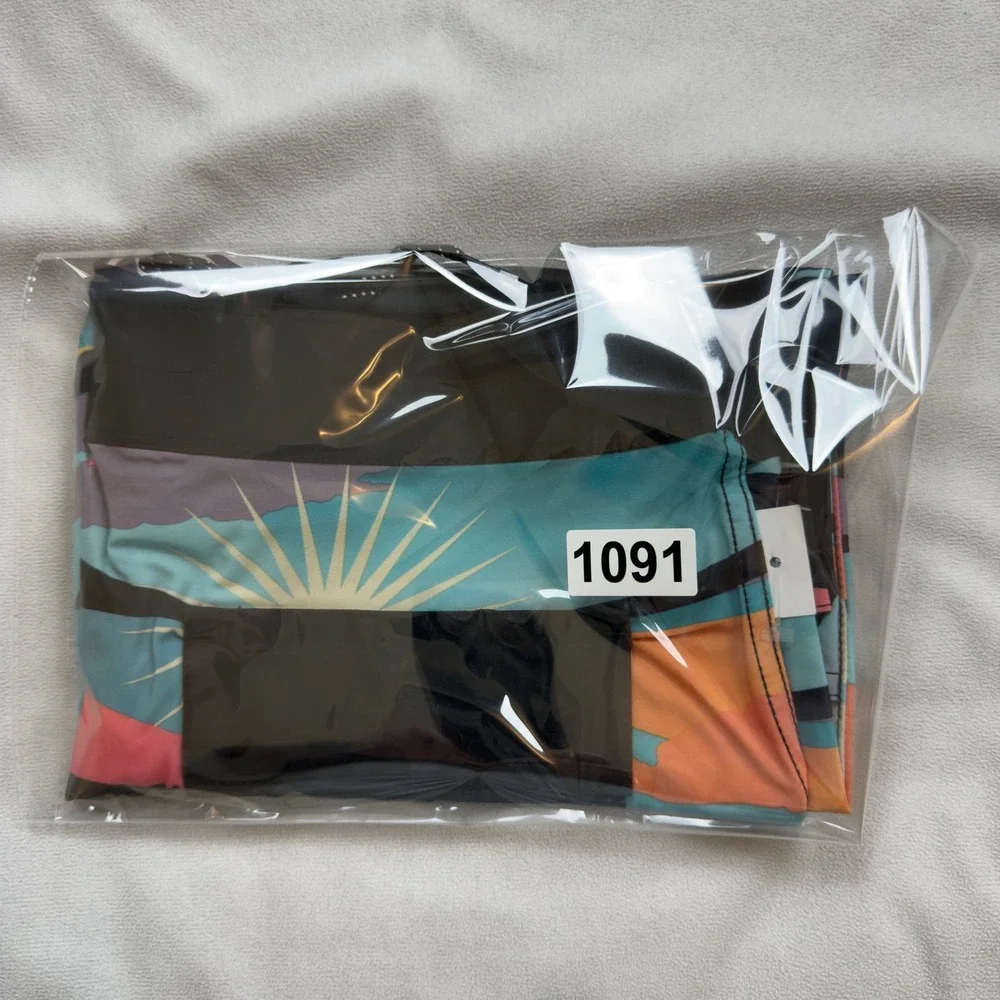 Billabong Sundays Pro Boardshorts Mens 28 Recycler Multi Color Sun Print Swim - Picture 9 of 9